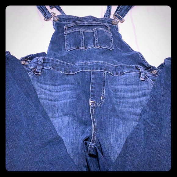 torrid denim overalls